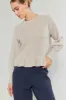 Ruffled Hem Sweater sold by Current Air