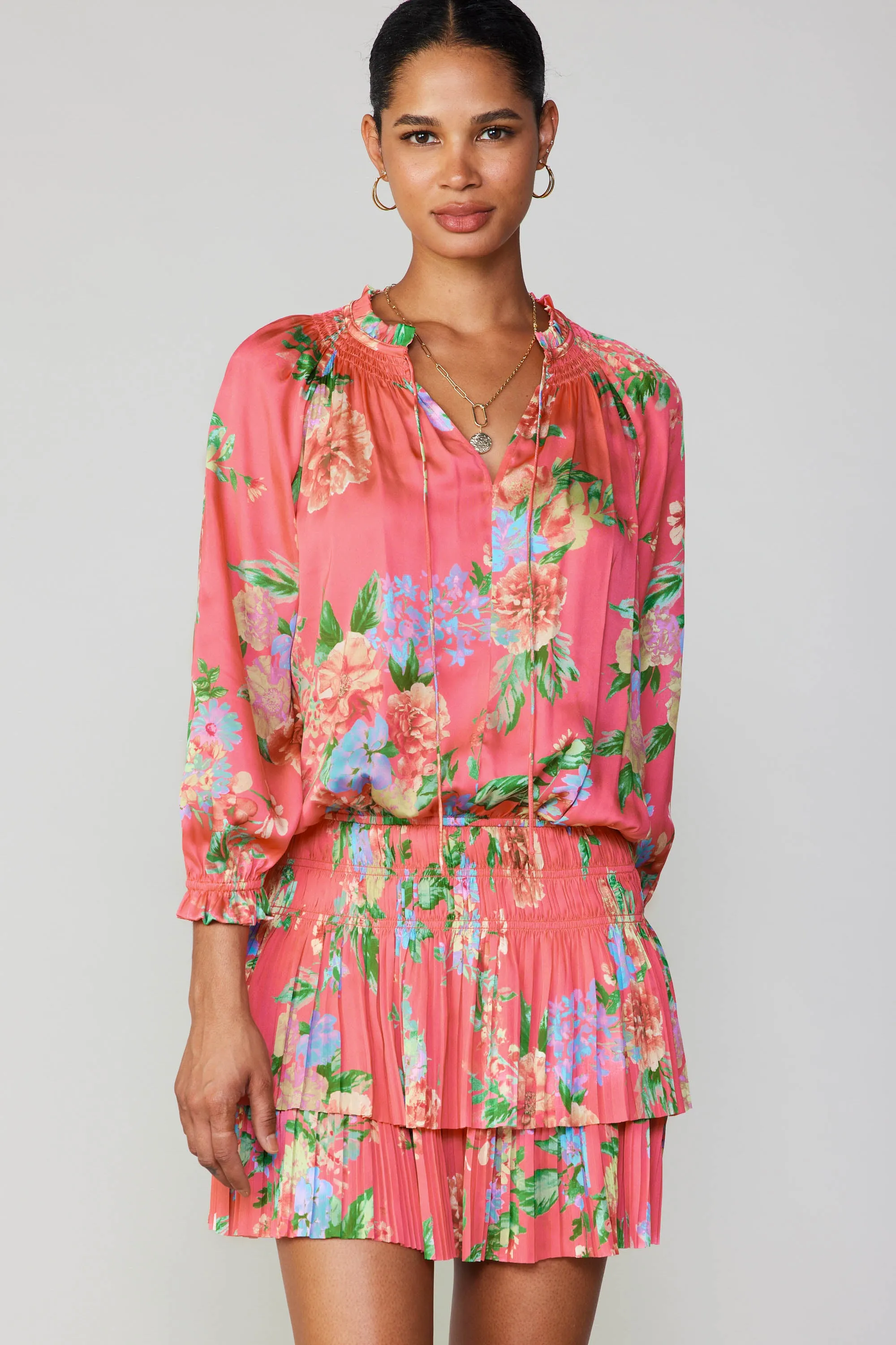 Aurelie Floral Mini Dress sold by Current Air product image thumbnail 2