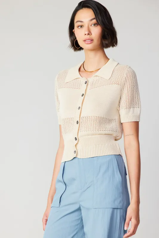 Cropped Knit Top sold by Current Air