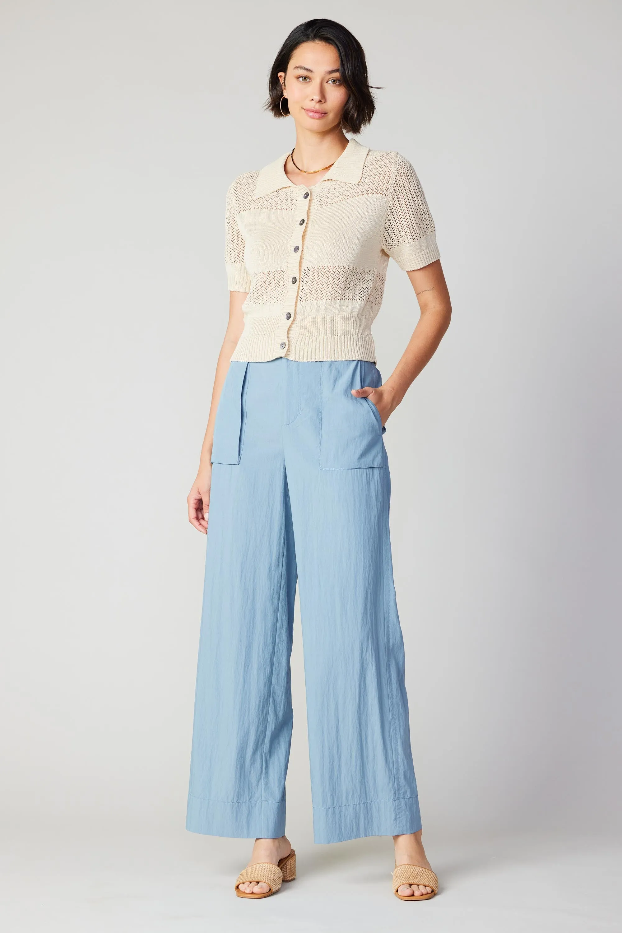 Cropped Knit Top sold by Current Air product image thumbnail 4
