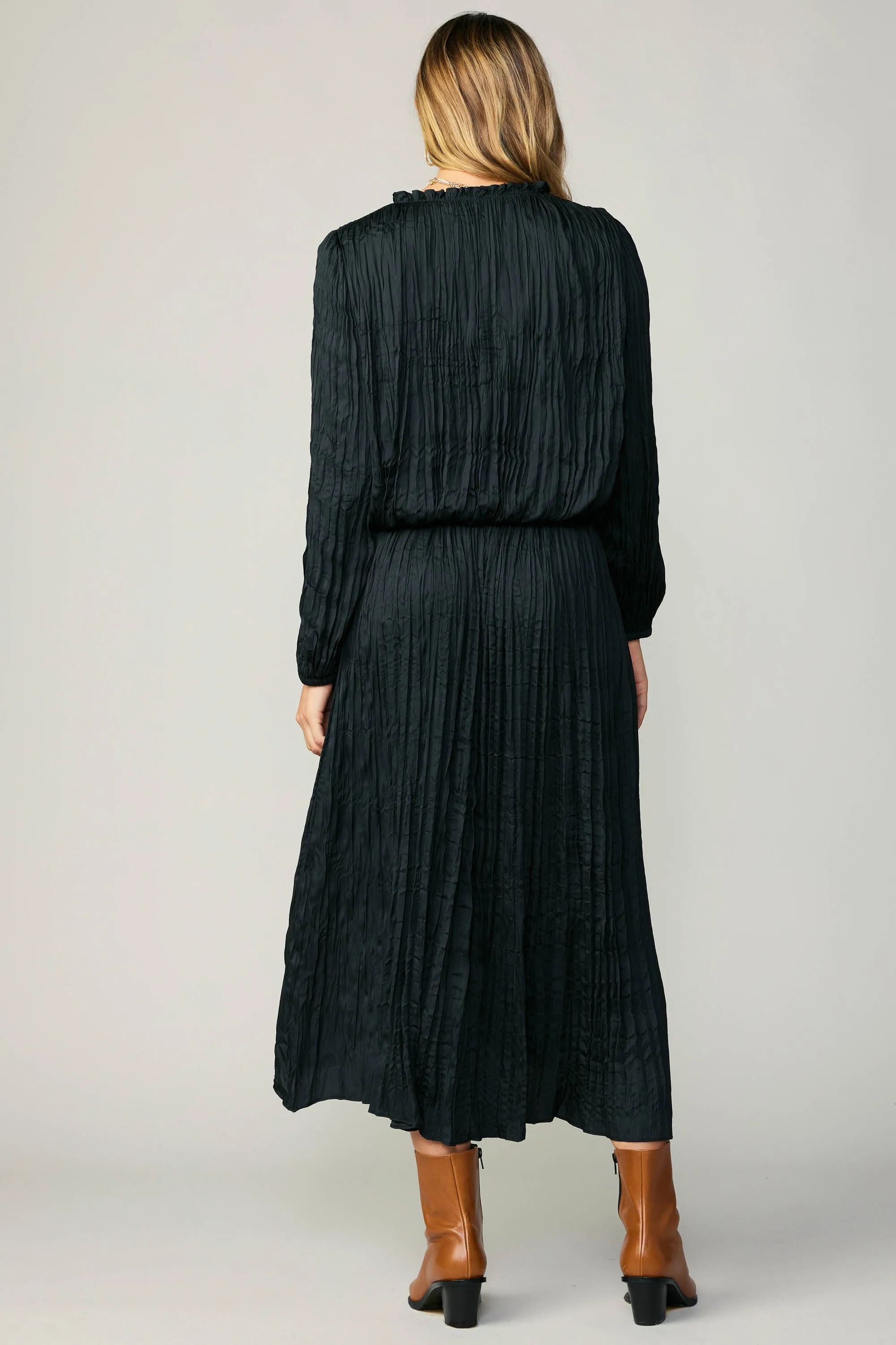 Crinkle Plisse Blouse sold by Current Air product image thumbnail 4