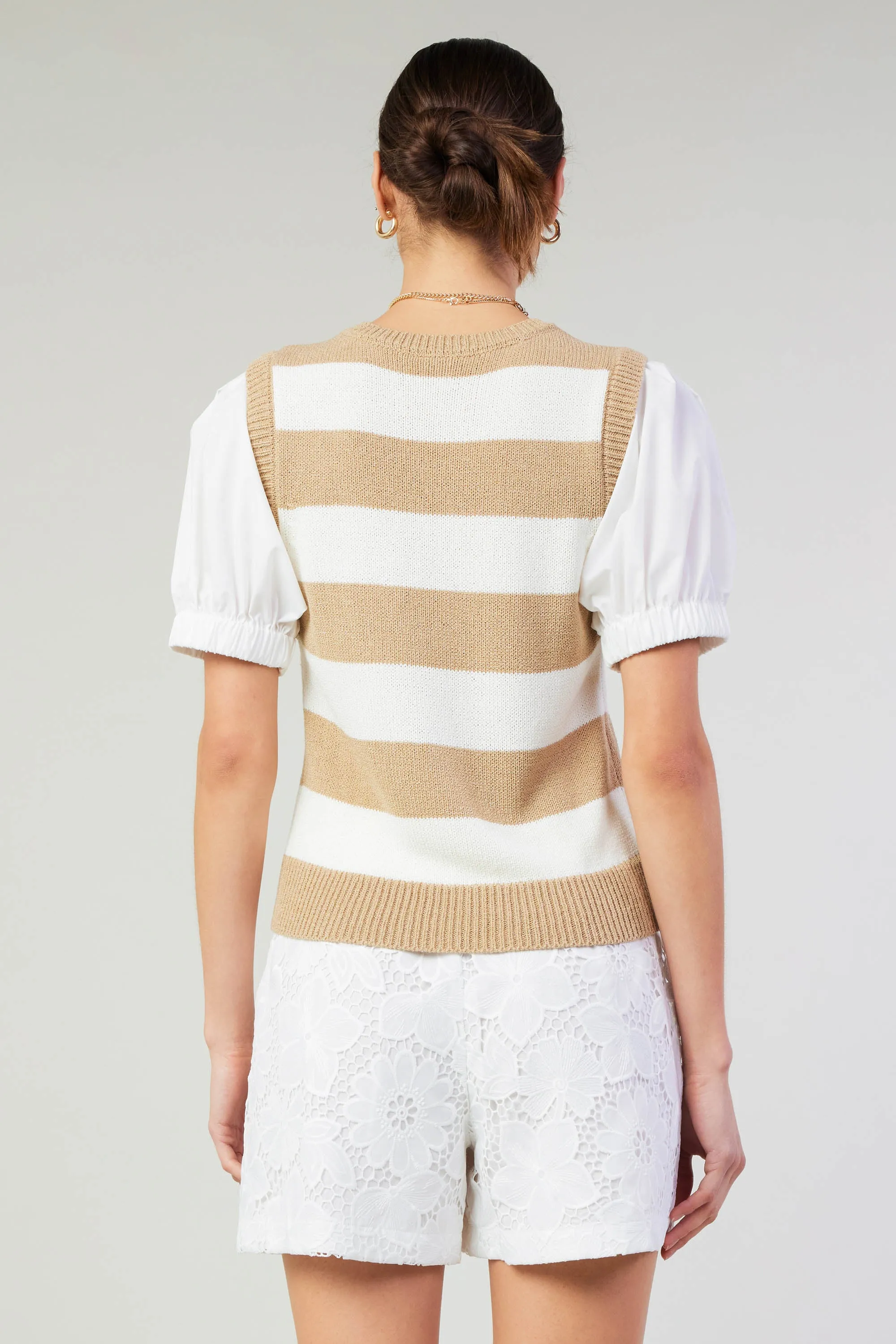 Striped Sweater Top sold by Current Air product image thumbnail 4