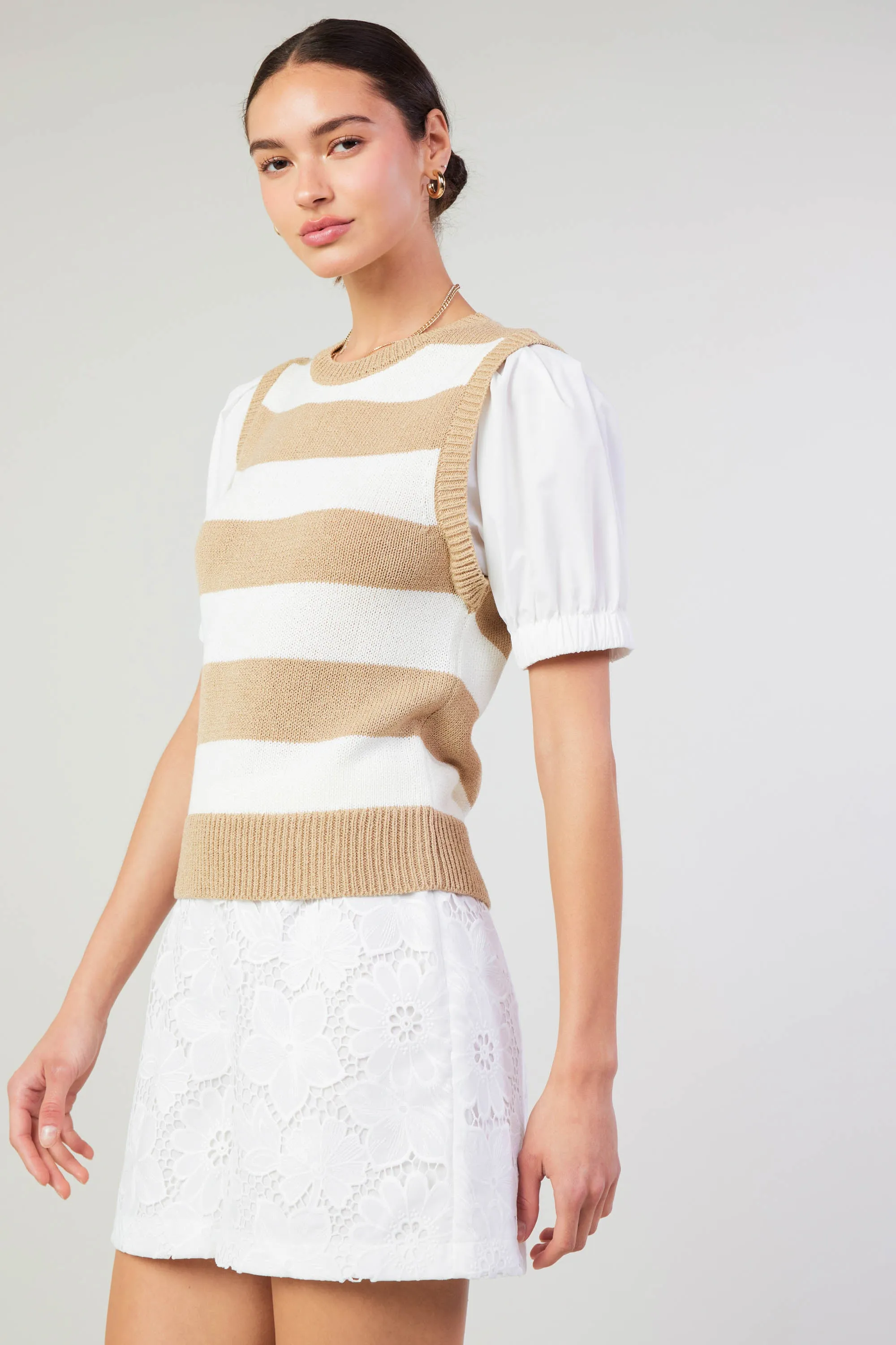 Striped Sweater Top sold by Current Air product image thumbnail 2