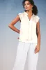 Rear Yoke Blouse sold by Current Air