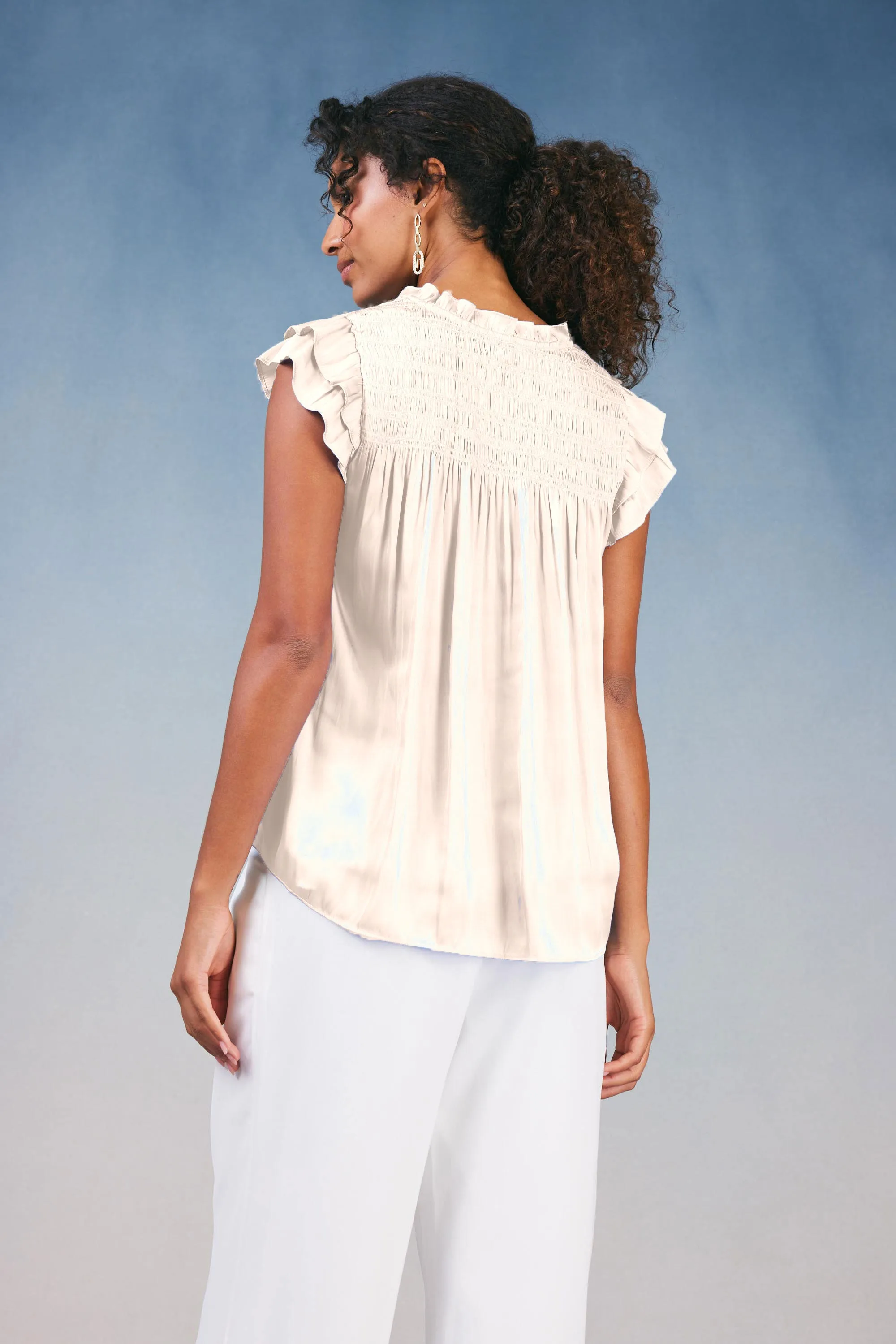 Rear Yoke Blouse sold by Current Air product image thumbnail 2