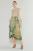 Asymmetrical Vintage Print Skirt sold by Current Air
