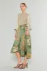 Asymmetrical Vintage Print Skirt sold by Current Air
