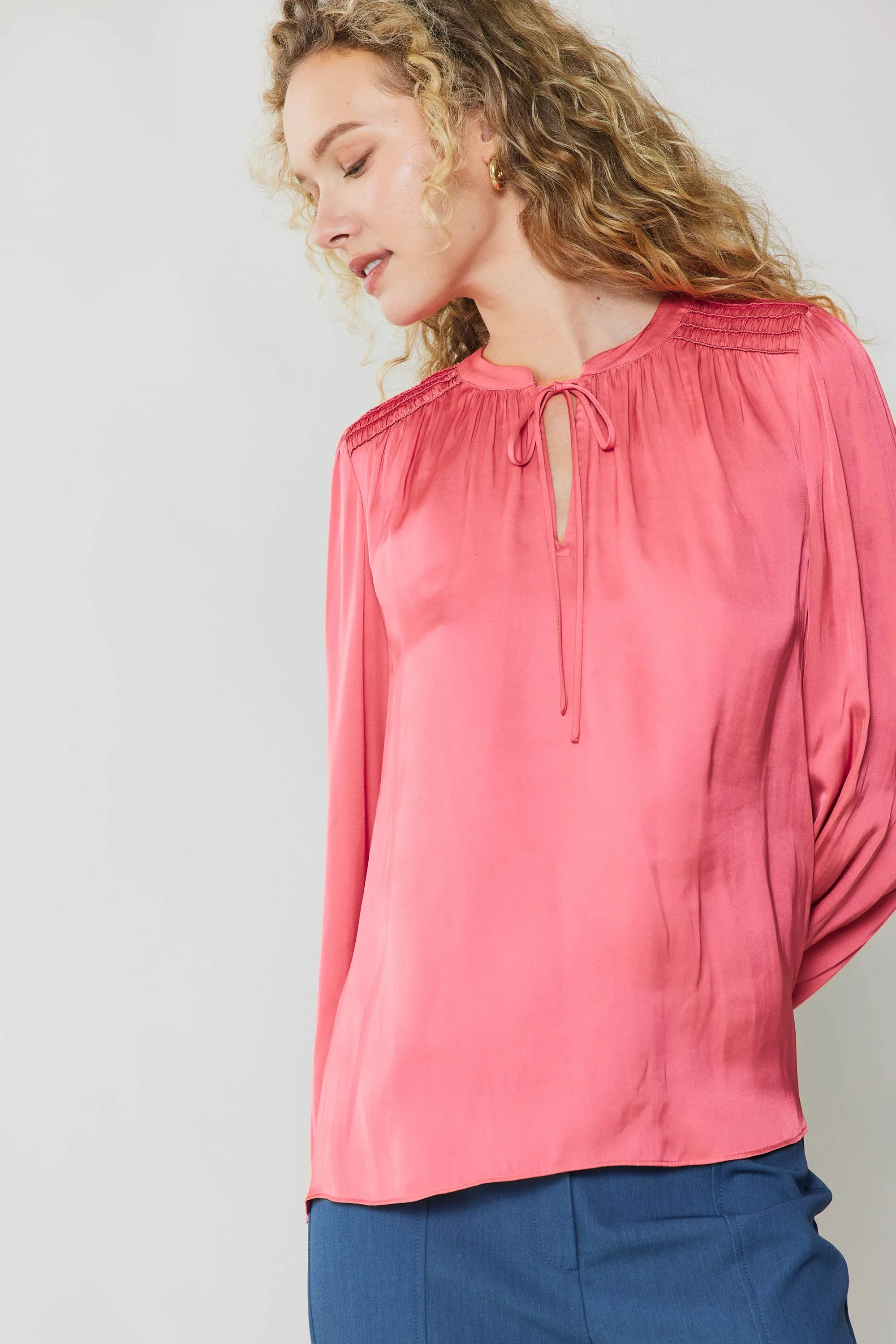 Shirred Yoke Blouse sold by Current Air product image thumbnail 5