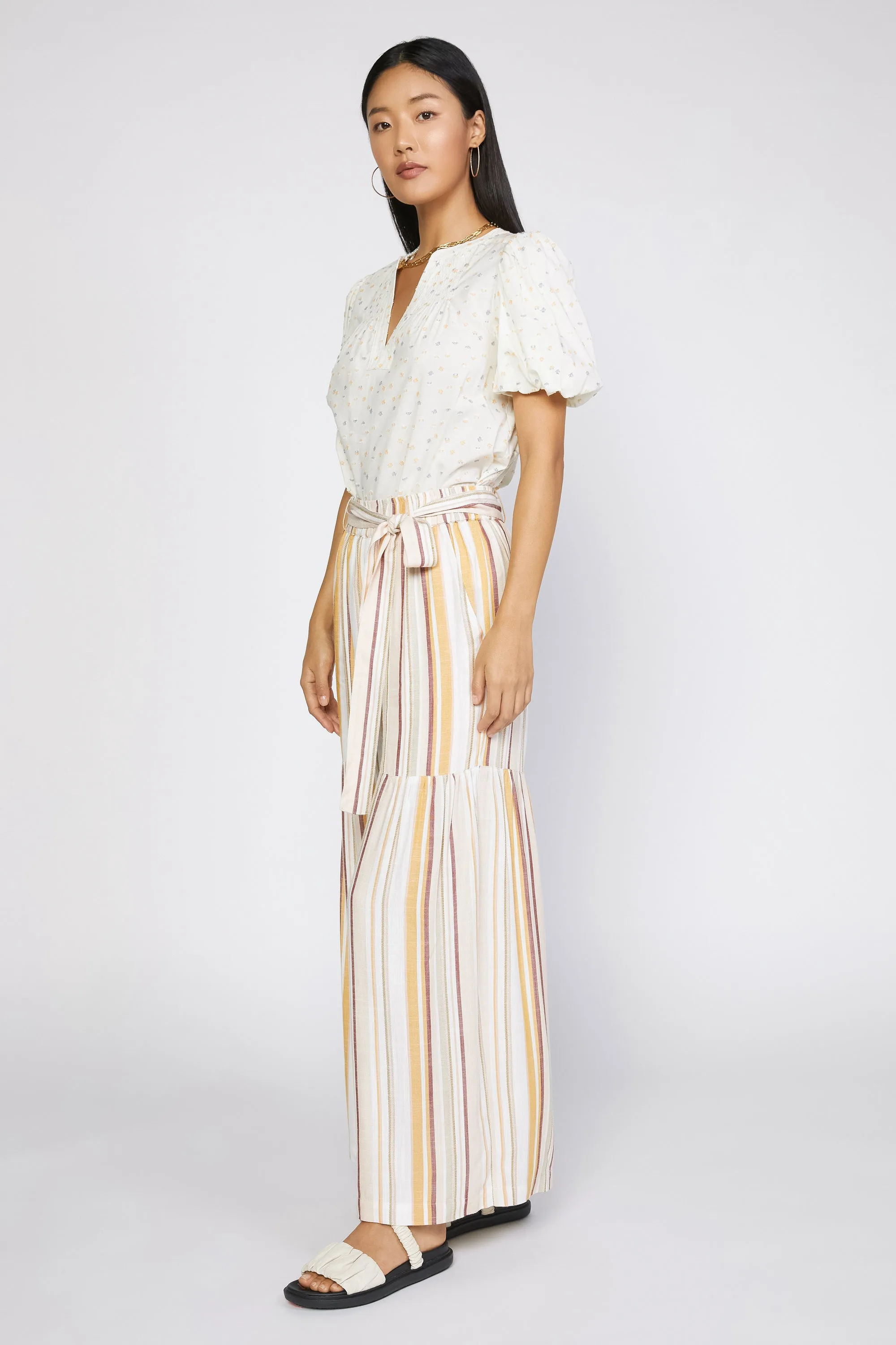 Striped Wide Leg Pant sold by Current Air product image thumbnail 3