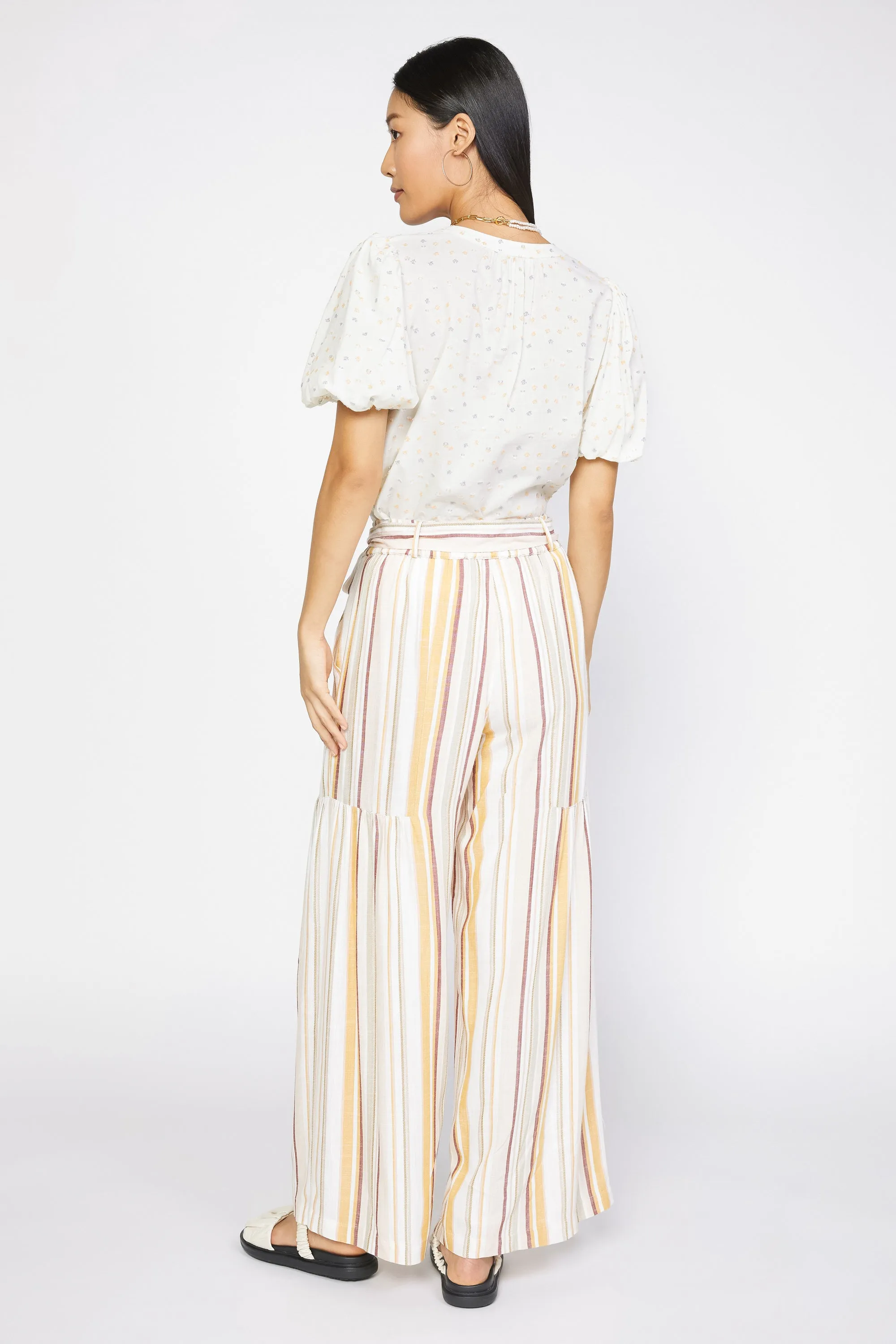 Striped Wide Leg Pant sold by Current Air product image thumbnail 4