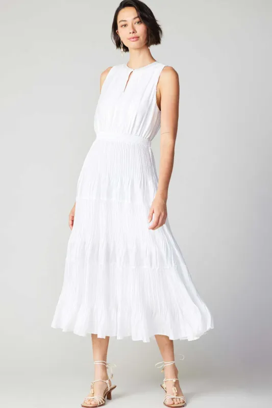 Pleated Sleeveless Maxi Dress sold by Current Air