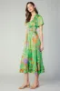 Floral Pattern Maxi Dress sold by Current Air