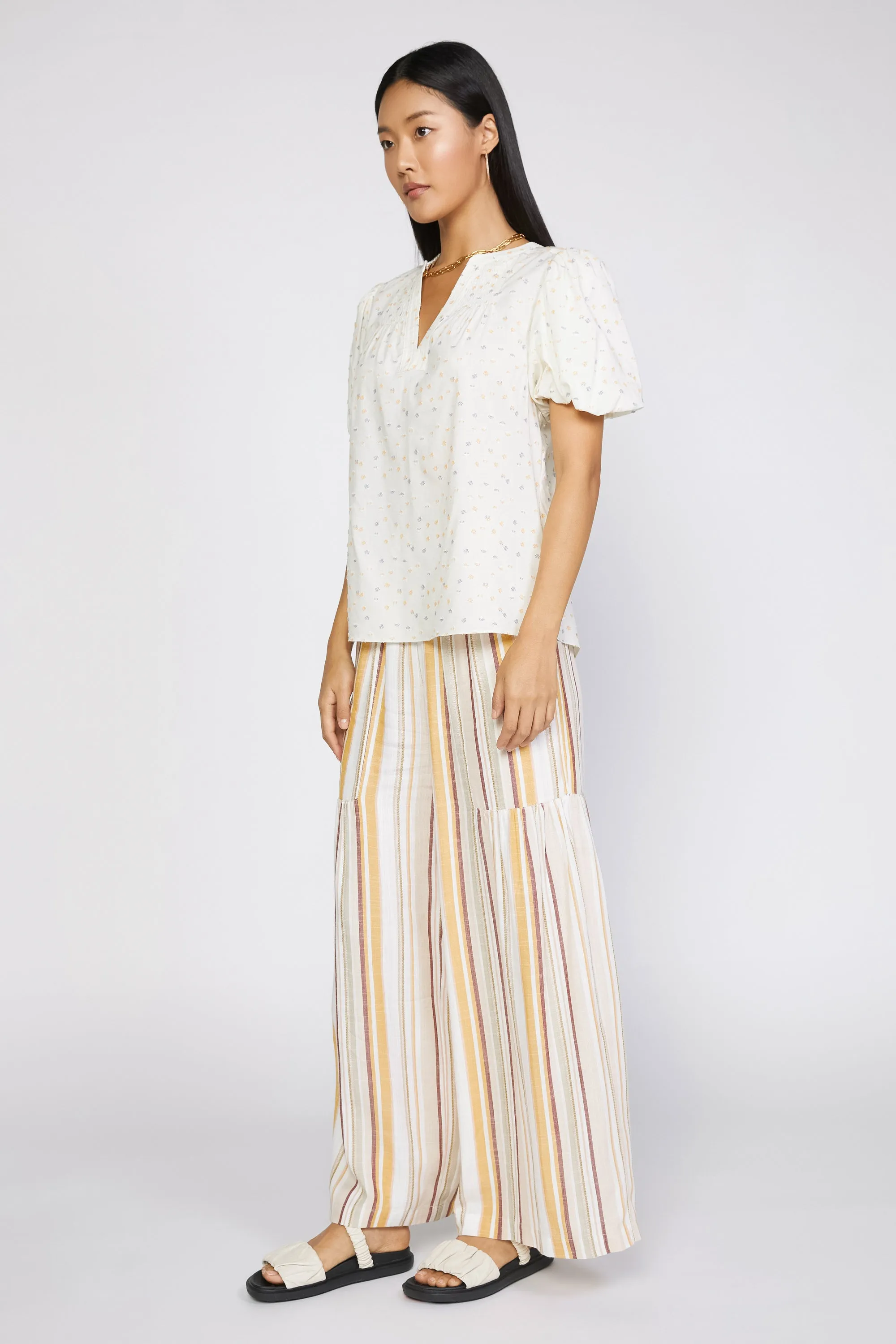 Smocked Sleeve Top sold by Current Air product image thumbnail 3