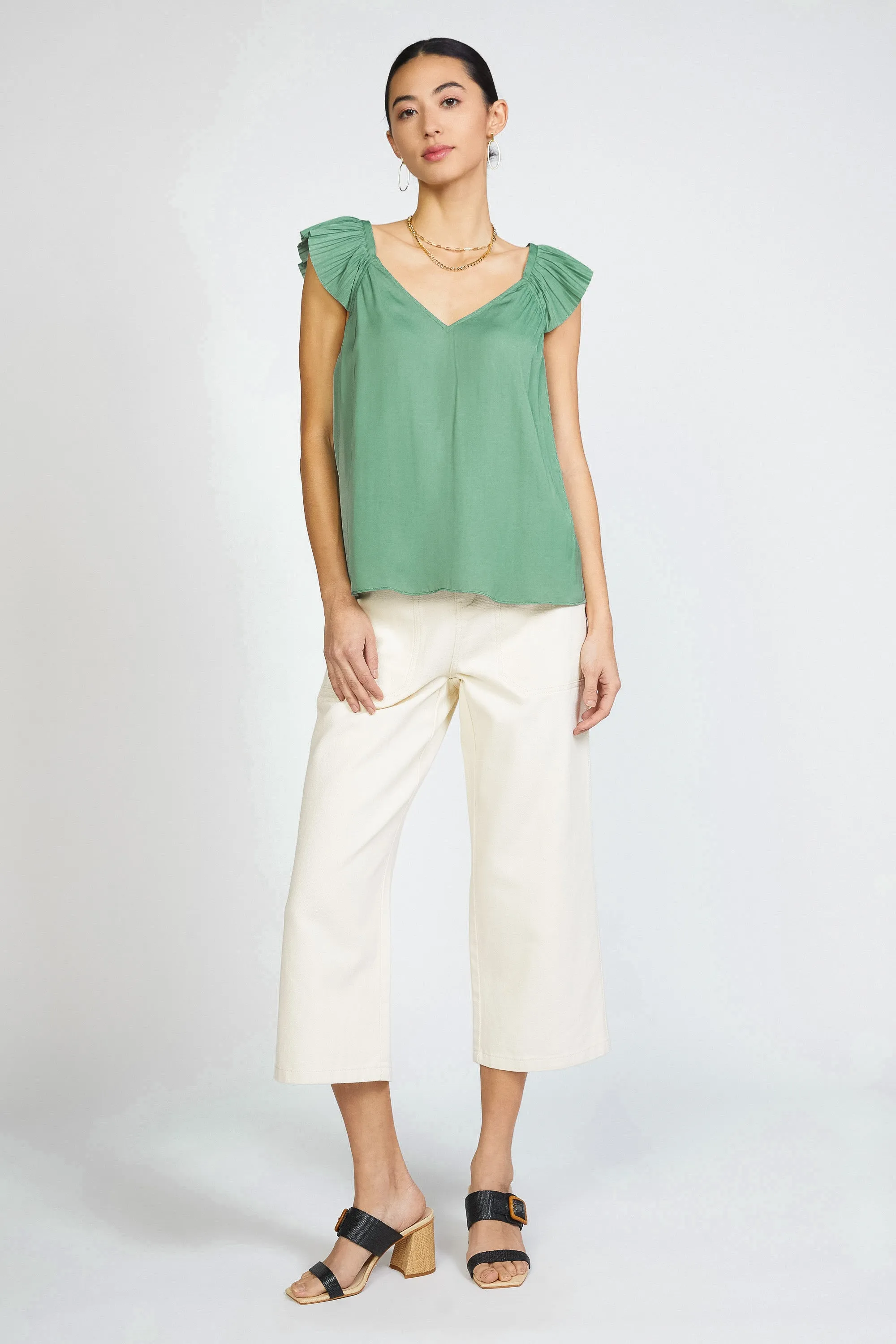 Sweetheart Ruffled Top sold by Current Air product image thumbnail 2