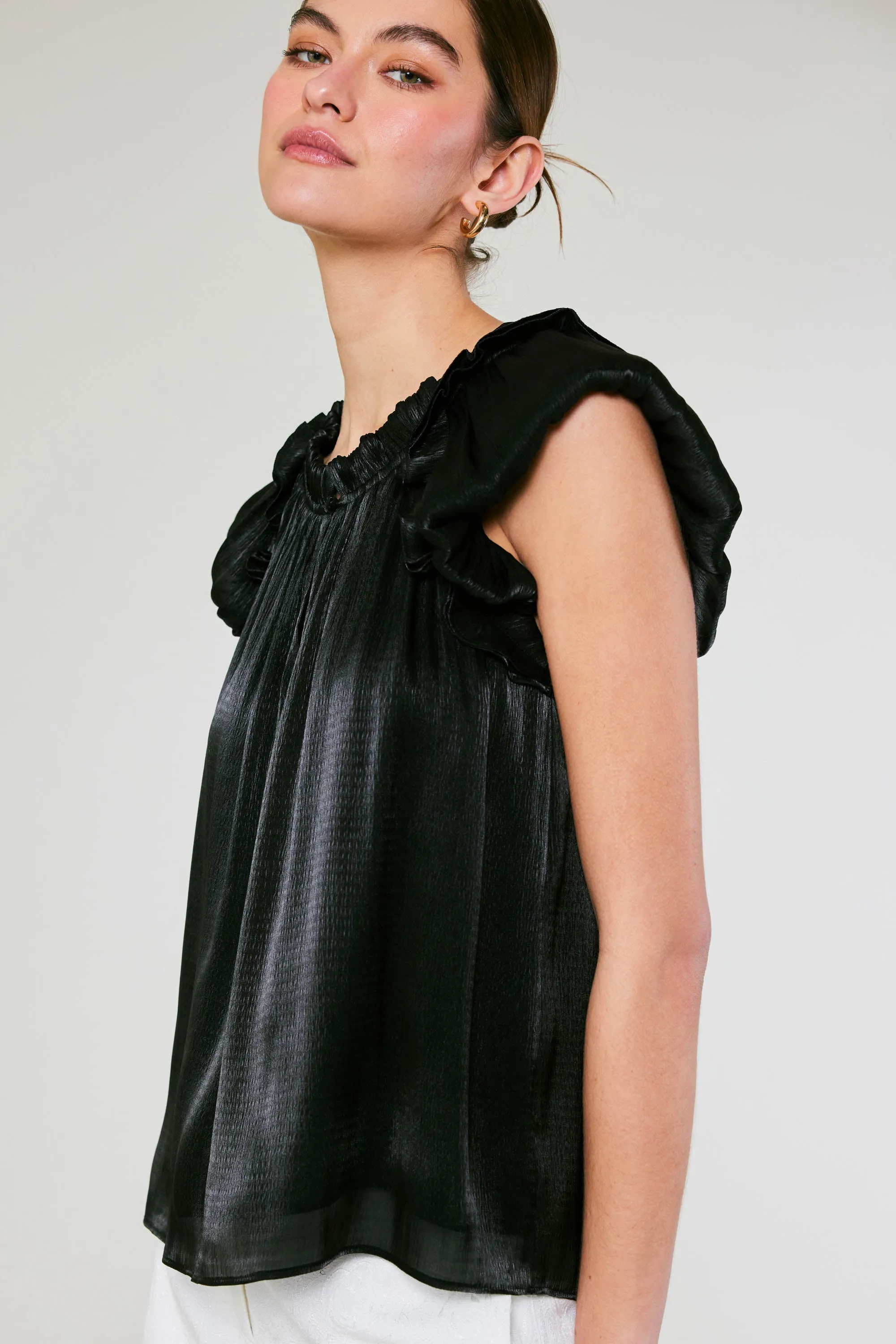 Satin Weave Top sold by Current Air product image thumbnail 2