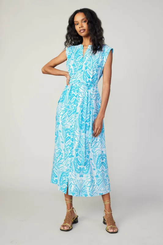 Paisley Printed Sleeveless Dress sold by Current Air