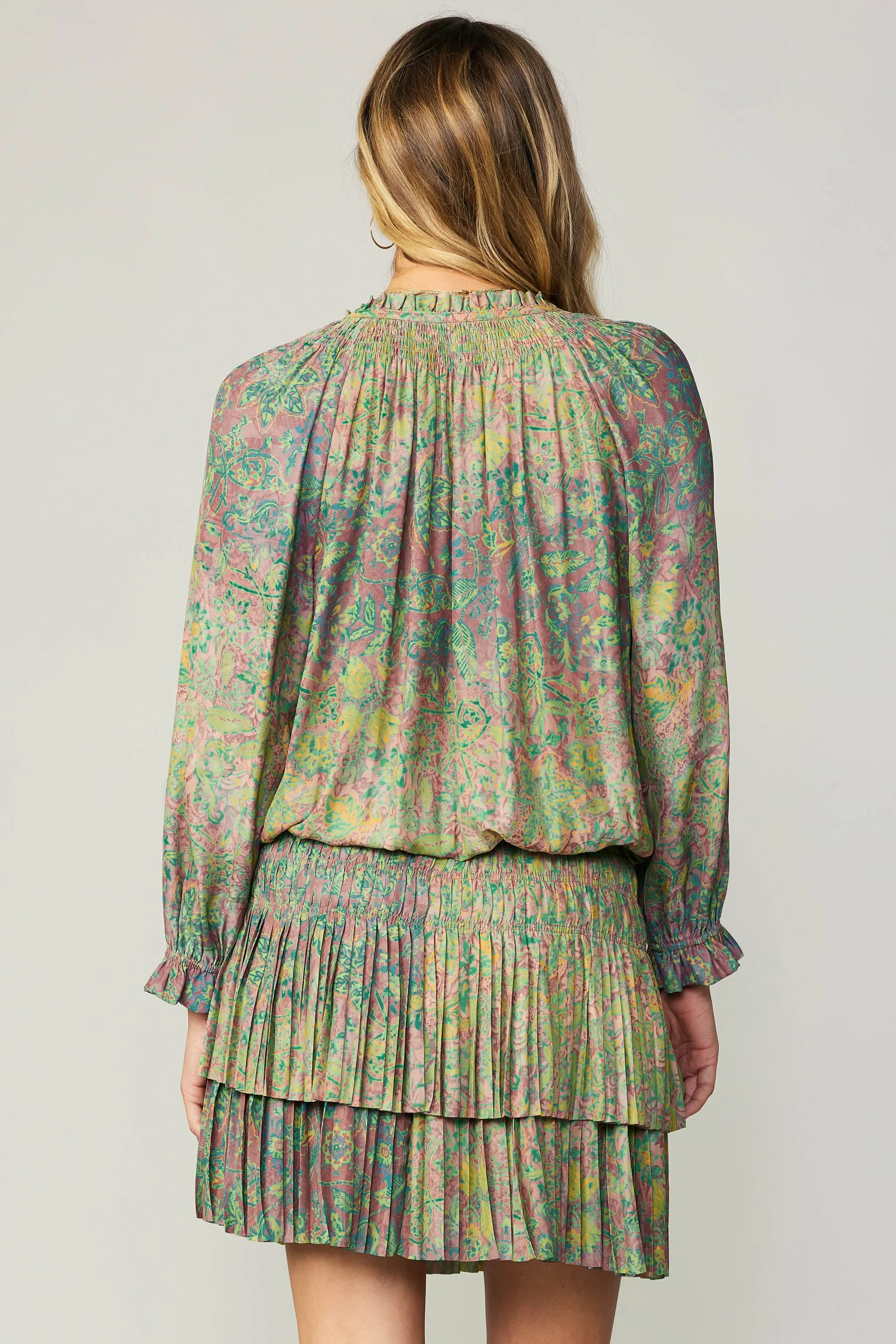 Laurel Pleated Mini Dress sold by Current Air product image thumbnail 4