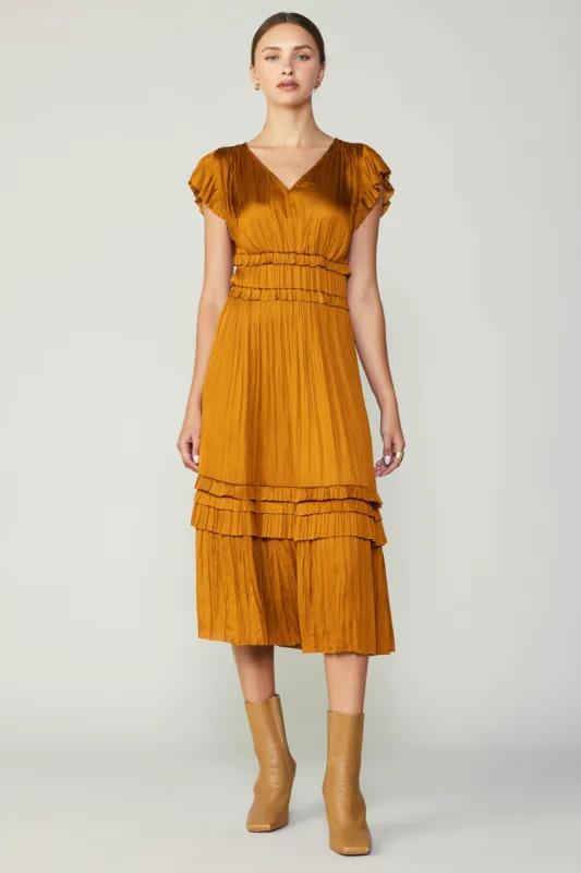 Sereia Pleated Midi Dress sold by Current Air