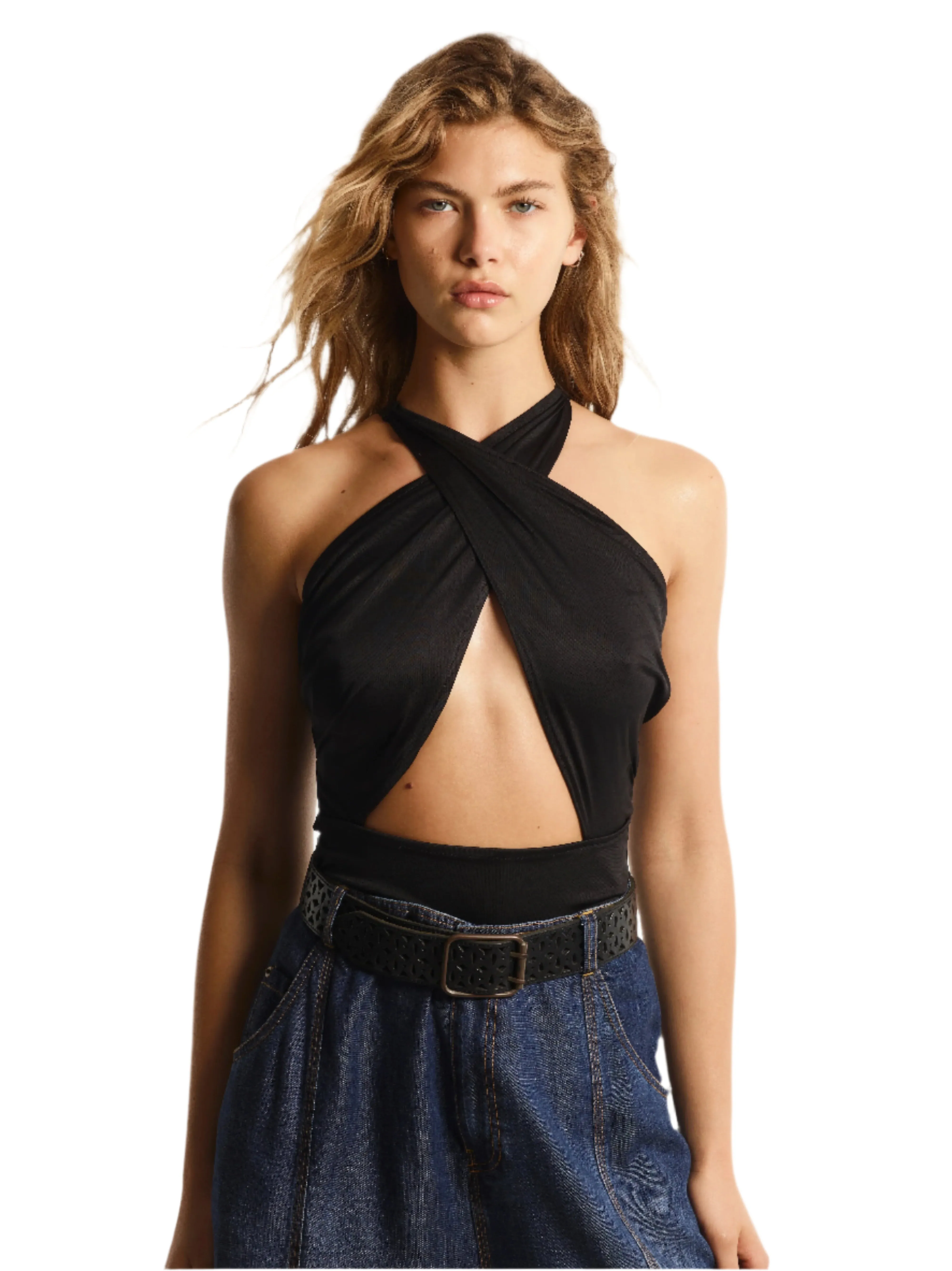 CUTOUT TOP sold by Cut25 by Yigal Azrouel product image thumbnail 3