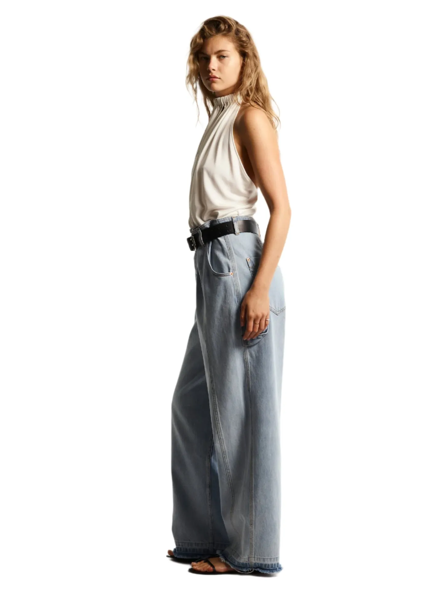 BELTED NECK HALTER TOP sold by Cut25 by Yigal Azrouel product image thumbnail 2