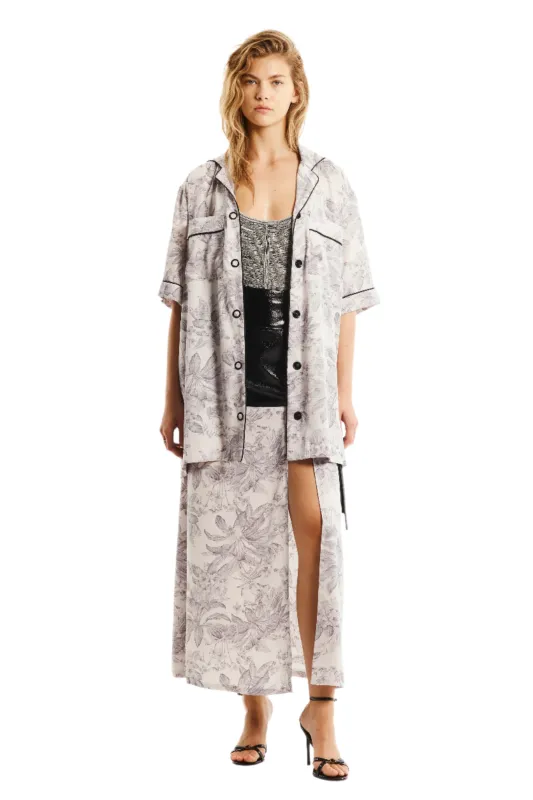 HOODED SHIRT DRESS sold by Cut25 by Yigal Azrouel