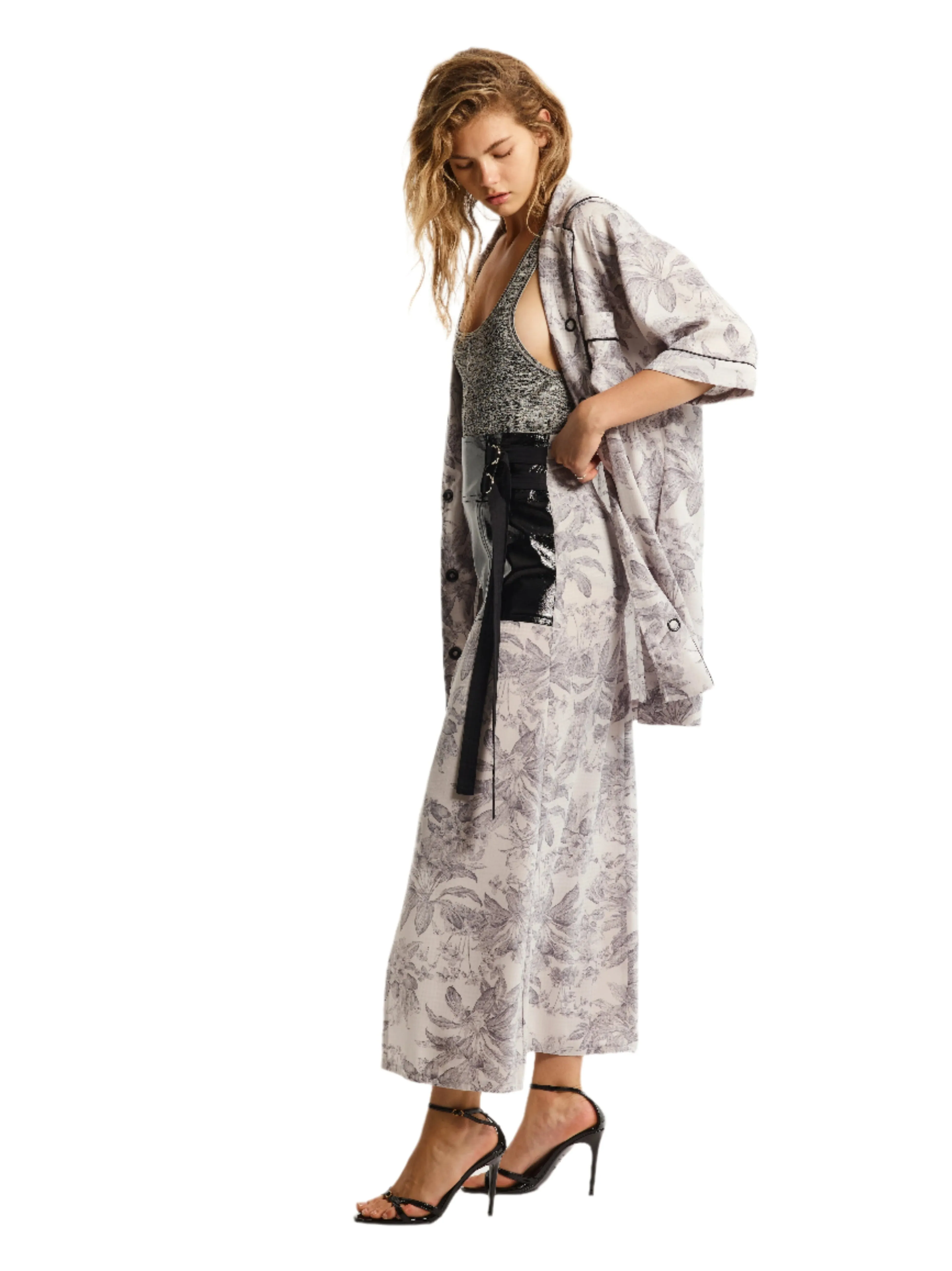 HOODED SHIRT DRESS sold by Cut25 by Yigal Azrouel product image thumbnail 2