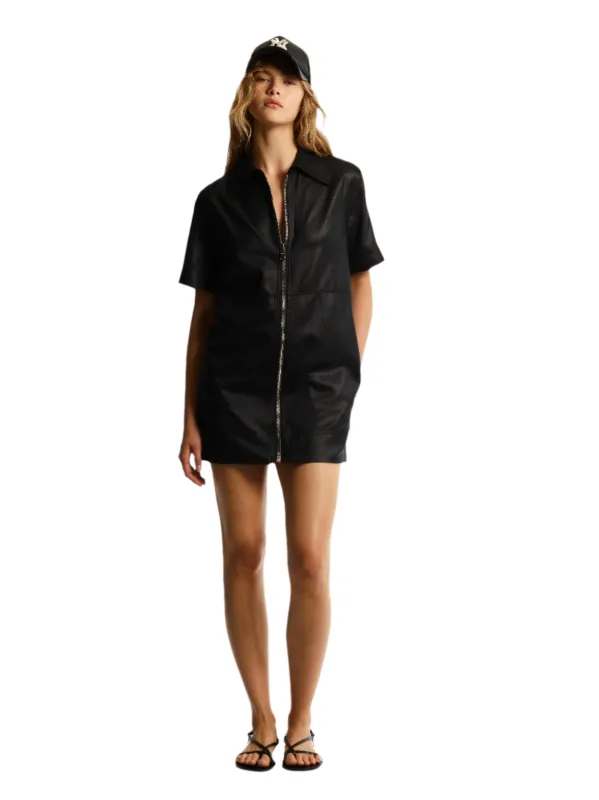 ZIP FRONT MINI DRESS sold by Cut25 by Yigal Azrouel