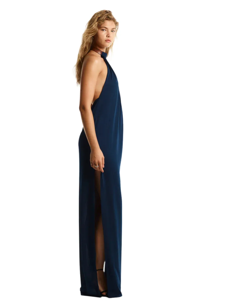 BELTED HALTER MAXI DRESS sold by Cut25 by Yigal Azrouel product image thumbnail 2