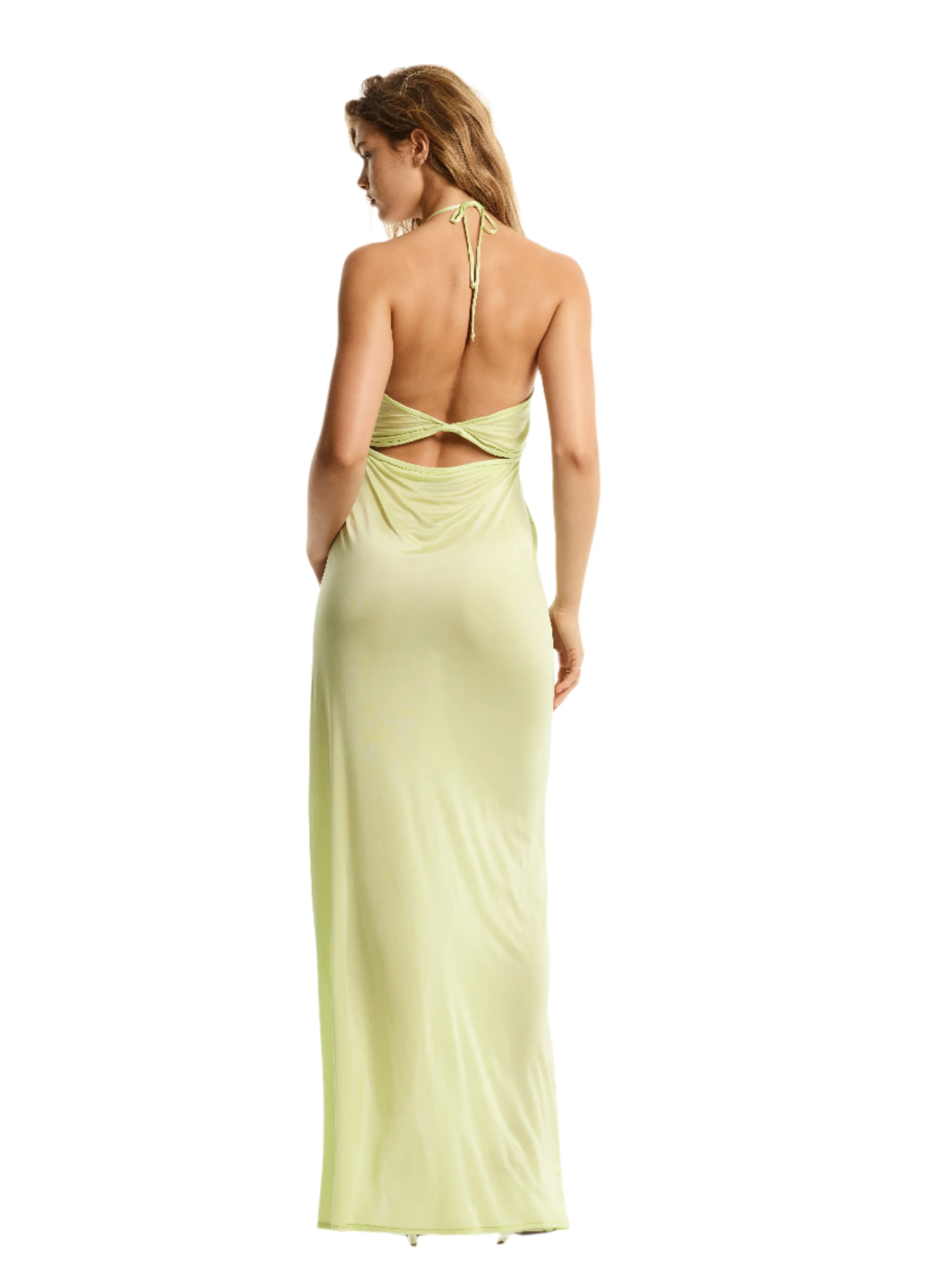 STRAPPY CUTOUT MAXI DRESS sold by Cut25 by Yigal Azrouel product image thumbnail 3