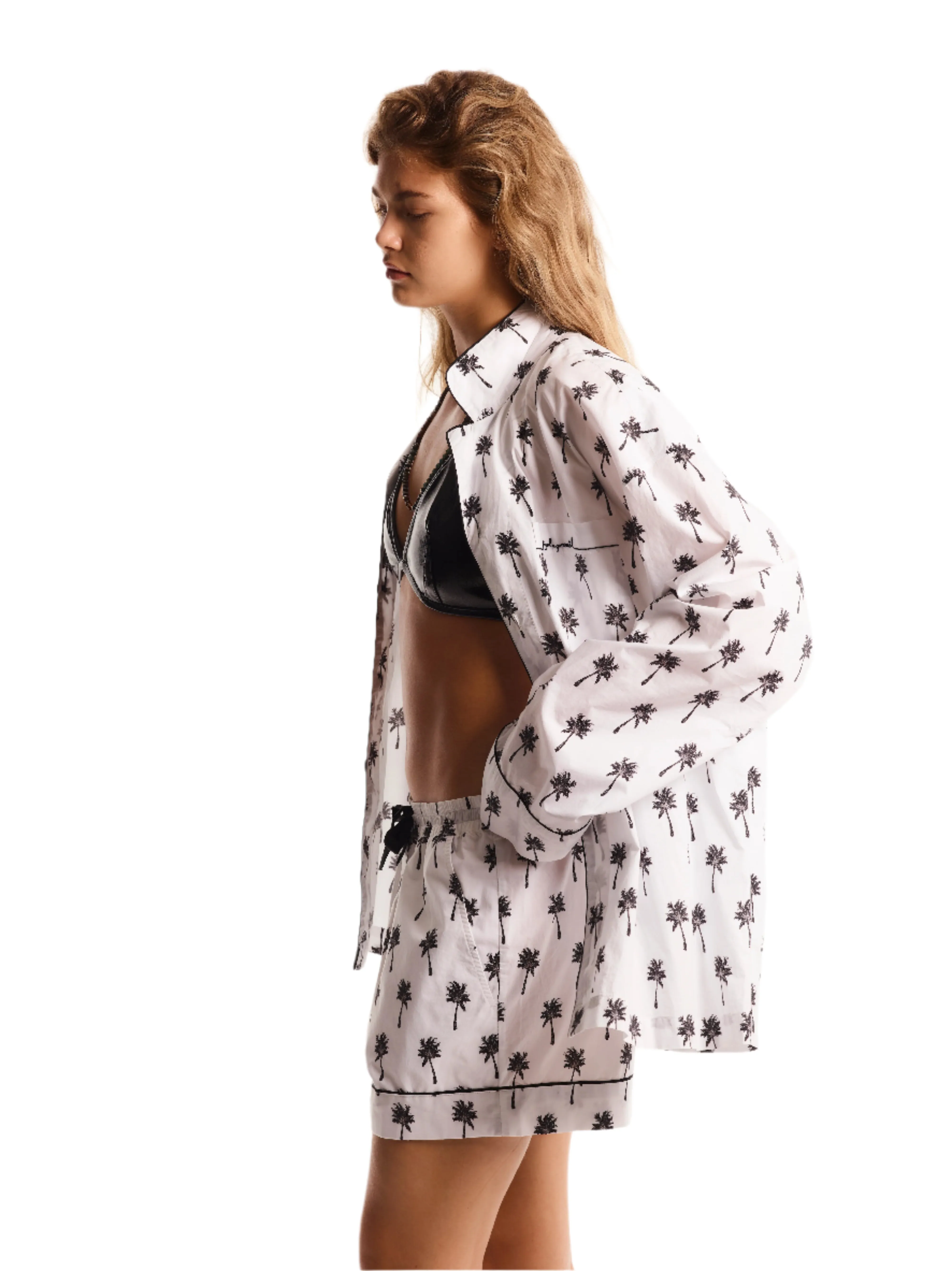 PALM PRINT BOXER SHORTS sold by Cut25 by Yigal Azrouel product image thumbnail 2