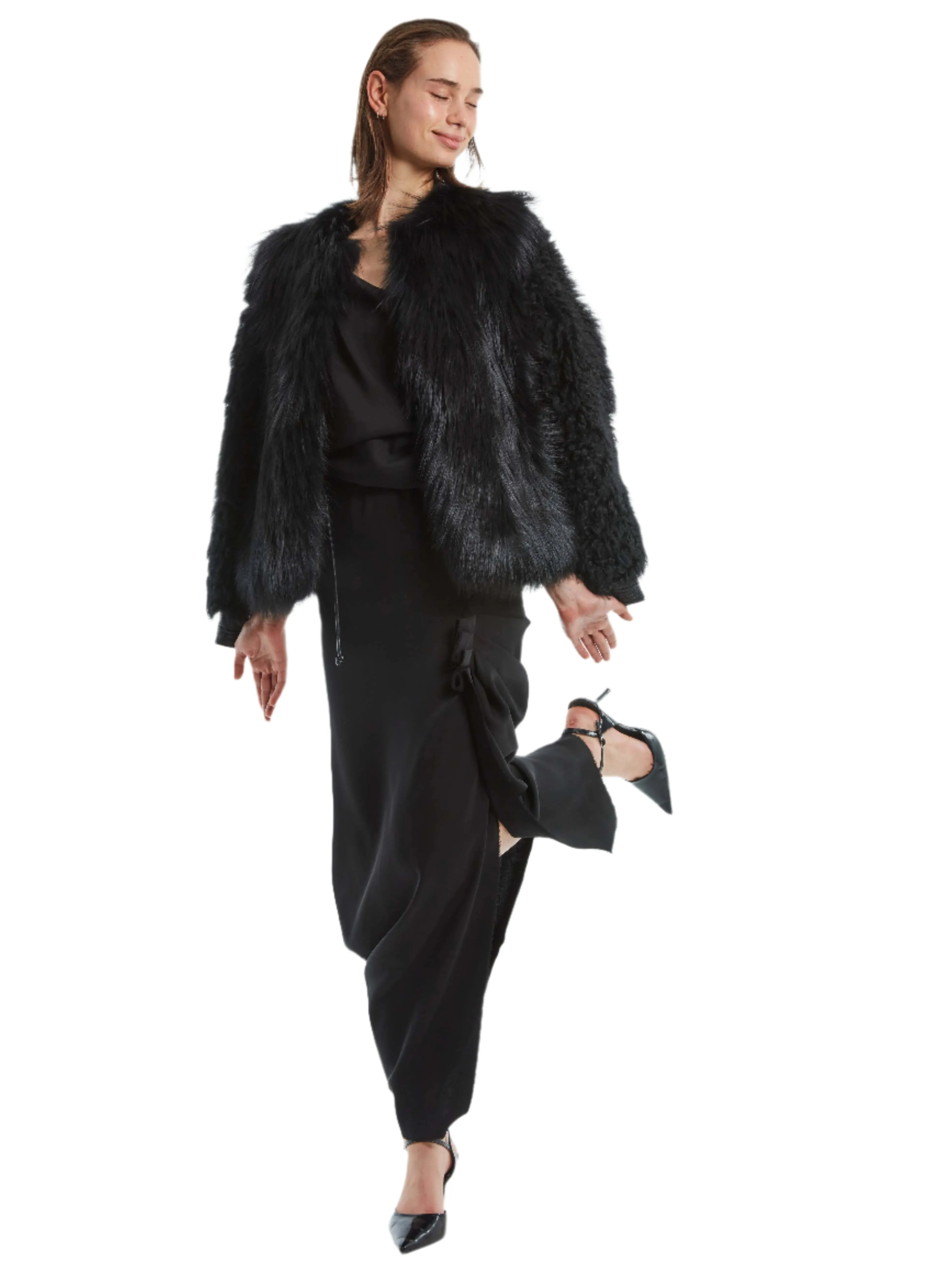 ONYX FOX JACKET sold by Cut25 by Yigal Azrouel product image thumbnail 2