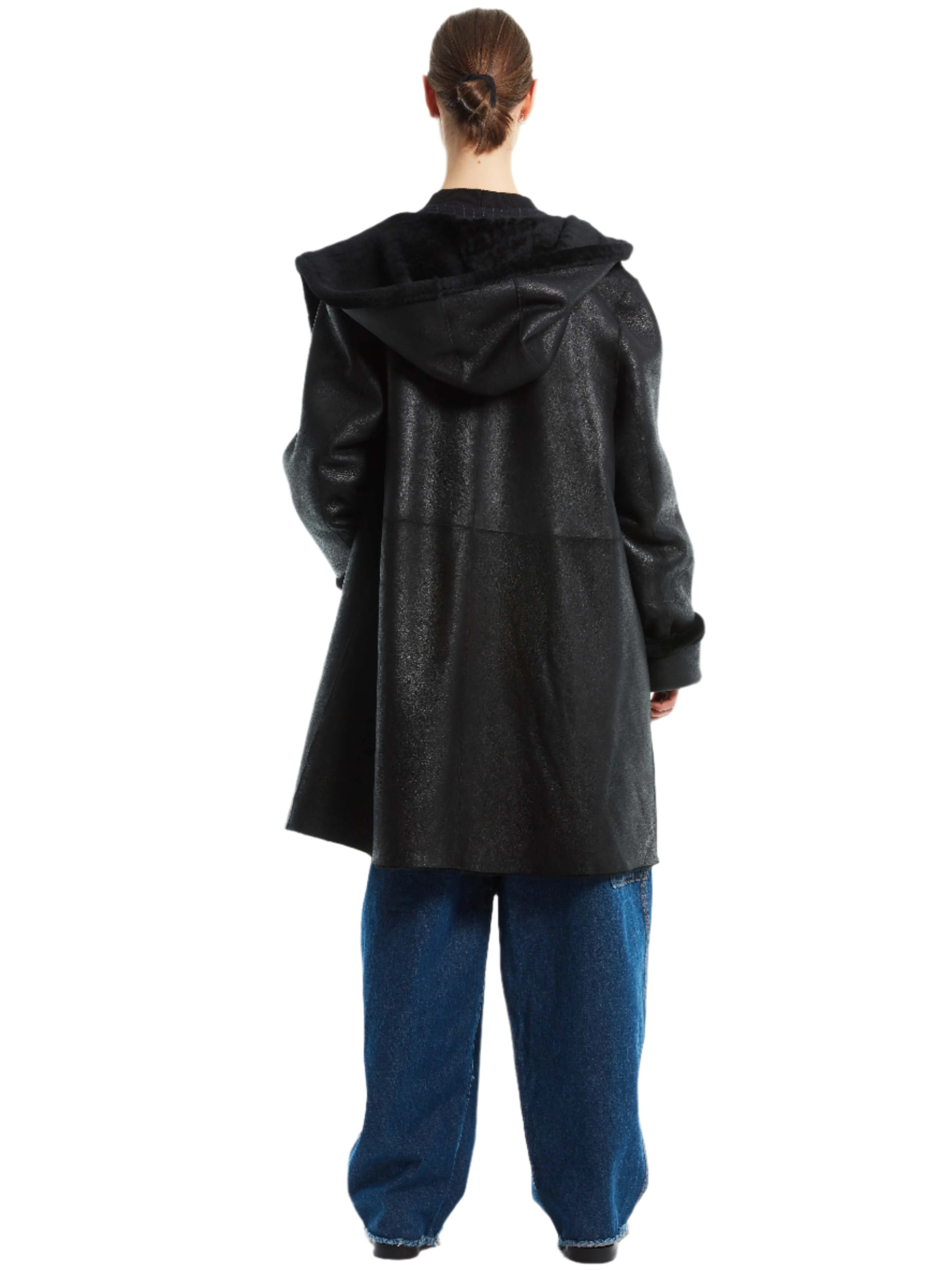 REVERSIBLE SHEARLING COAT sold by Cut25 by Yigal Azrouel product image thumbnail 4