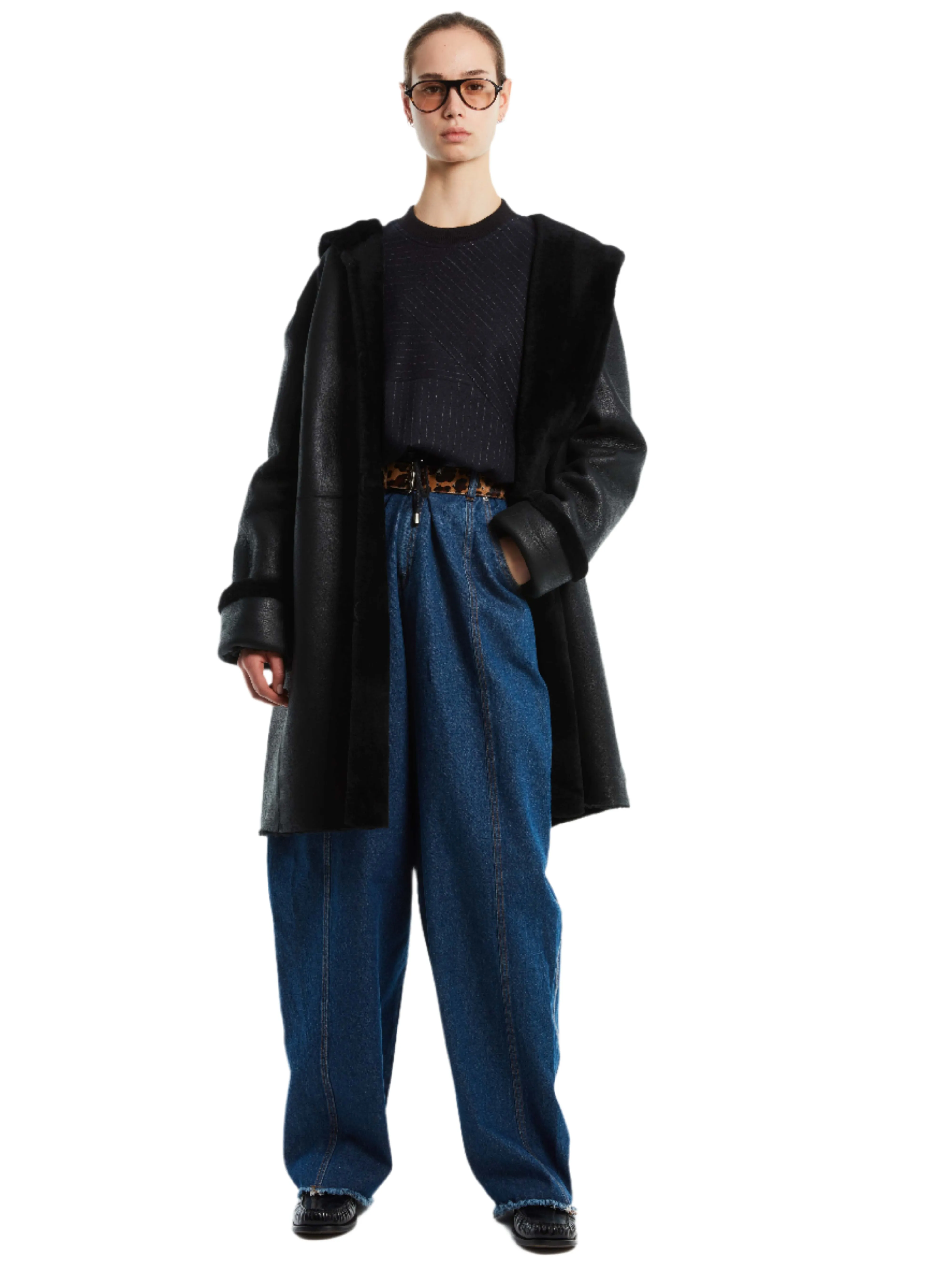 REVERSIBLE SHEARLING COAT sold by Cut25 by Yigal Azrouel