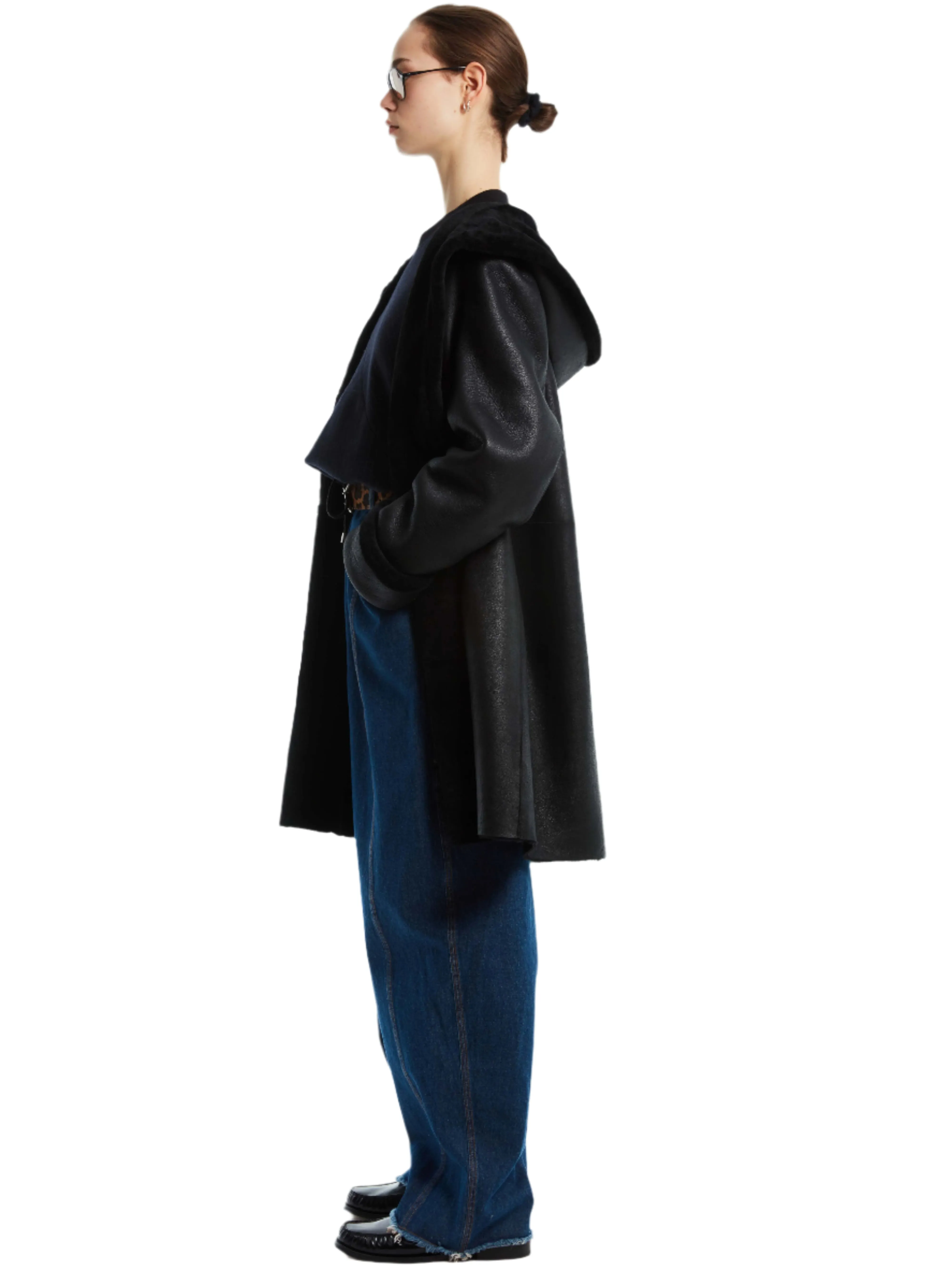 REVERSIBLE SHEARLING COAT sold by Cut25 by Yigal Azrouel product image thumbnail 3