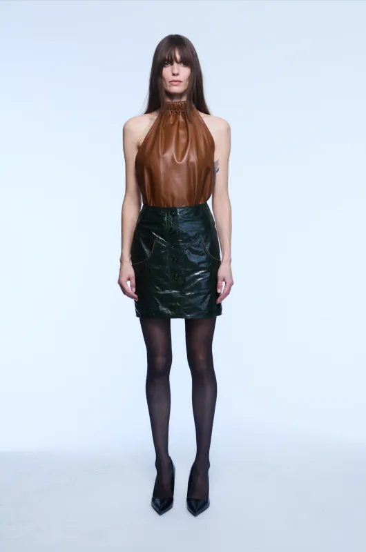 LUNA HALTER TOP made by Yigal Azrouel