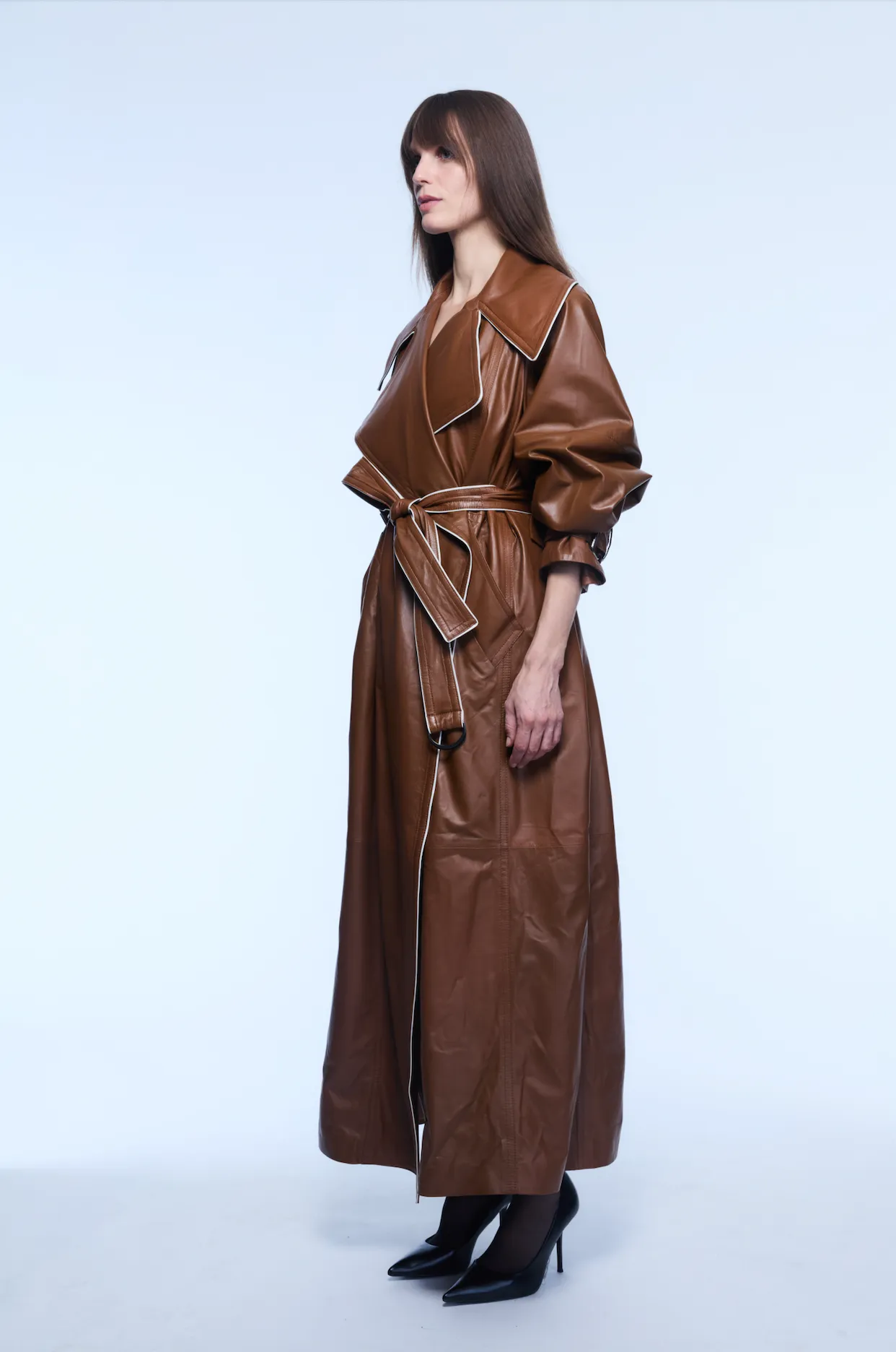 KNOX LEATHER TRENCH COAT sold by Yigal Azrouel product image thumbnail 2