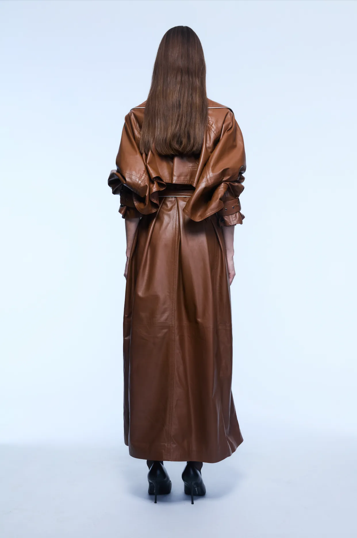 KNOX LEATHER TRENCH COAT sold by Yigal Azrouel product image thumbnail 3