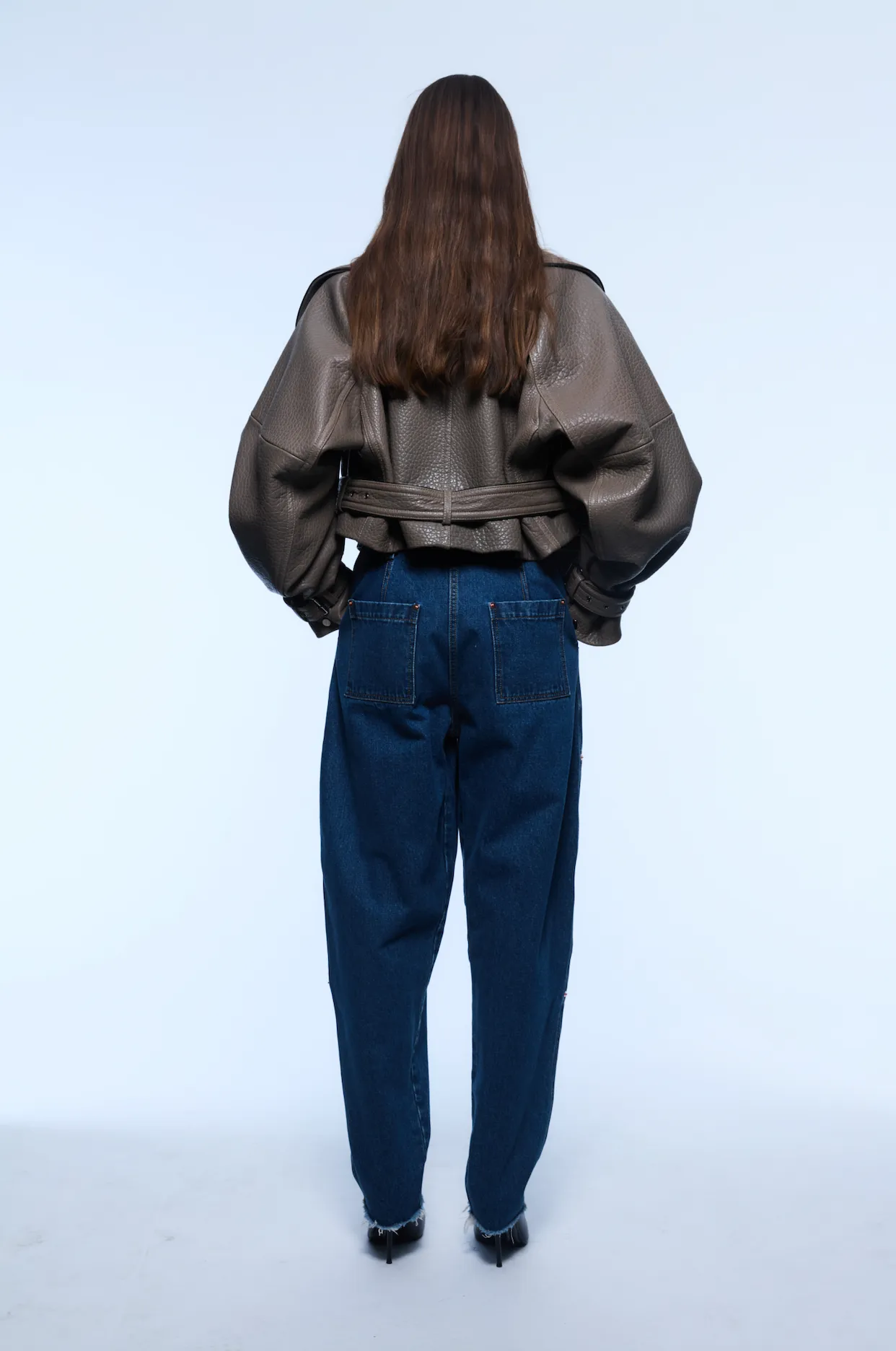 CLEO LEATHER JACKET sold by Cut25 by Yigal Azrouel product image thumbnail 3