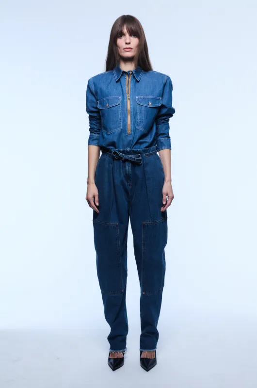 ROSE DENIM TOP made by Yigal Azrouel