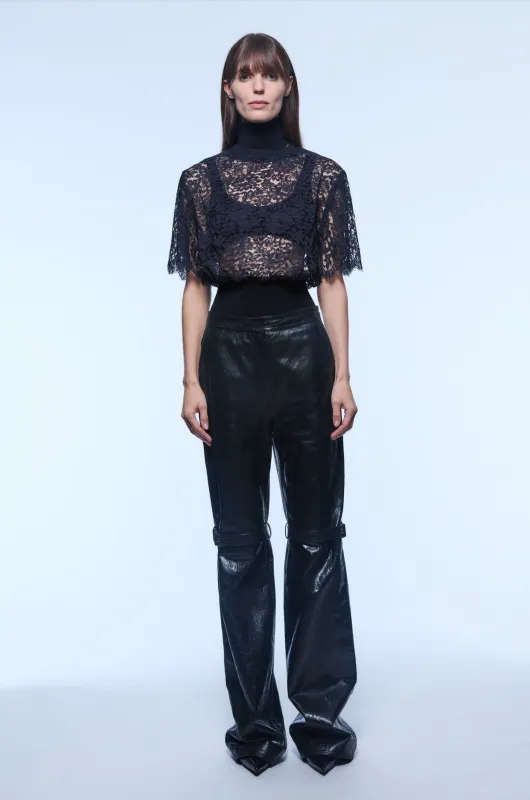 BELTED LEATHER PANTS sold by Cut25 by Yigal Azrouel