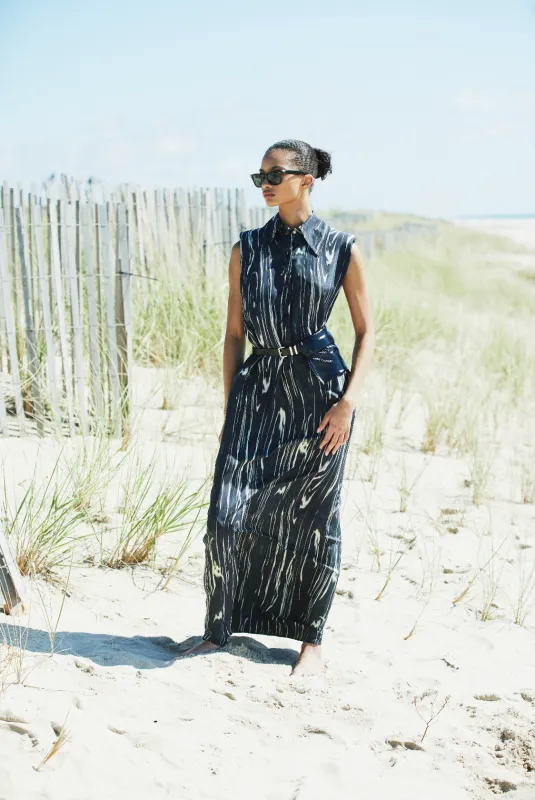 ERIN COLLAR DRESS made by Yigal Azrouel