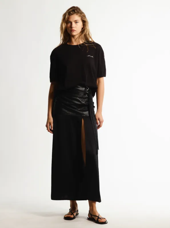 BELTED SKIRT made by Yigal Azrouel