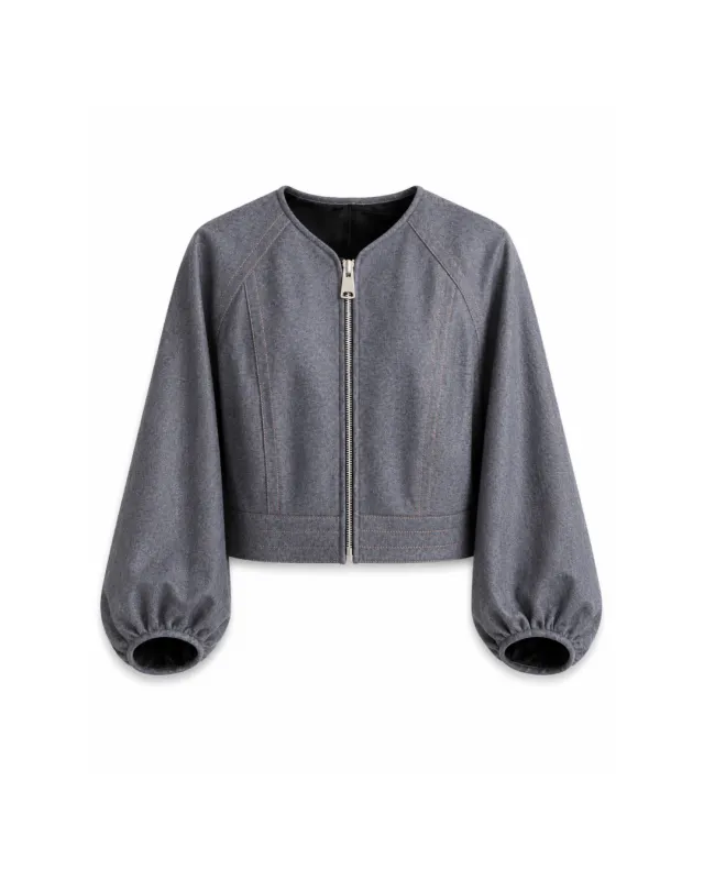 Olive Denim Leather Jacket made by Yigal Azrouel