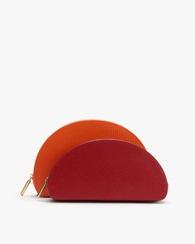Sunset Pouch Set sold by Cuyana