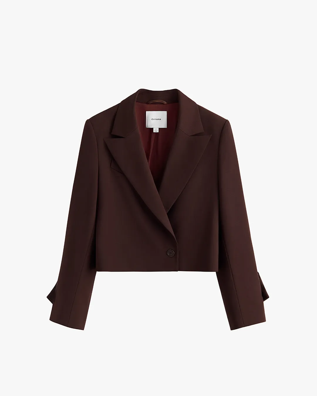 Wool Cropped Blazer sold by Cuyana