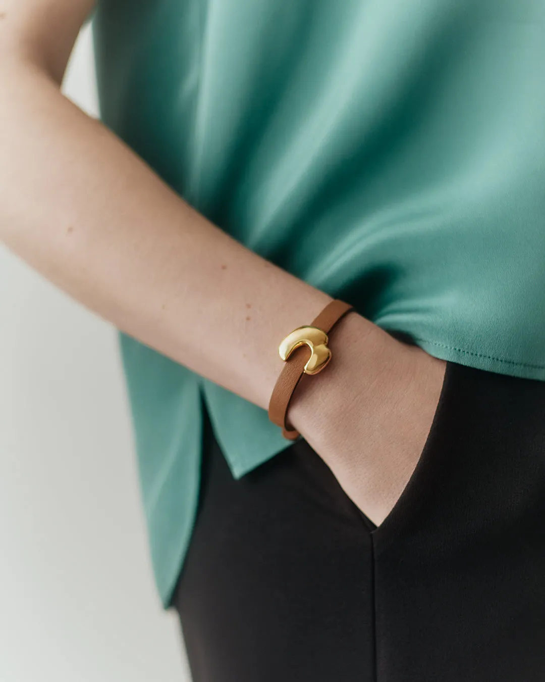 Celestia Leather Bracelet sold by Cuyana product image thumbnail 4