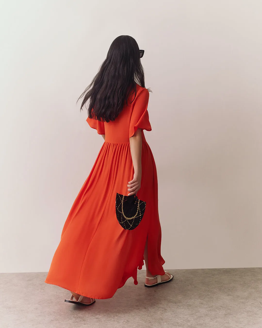 Tencel Tie Front Cover Up sold by Cuyana product image thumbnail 2