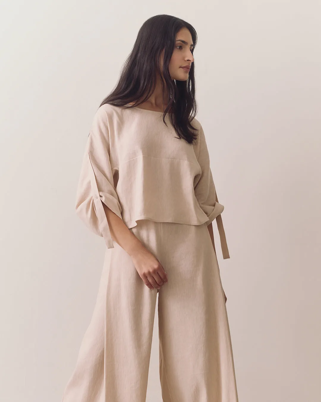 Linen Pleated Pants sold by Cuyana product image thumbnail 2