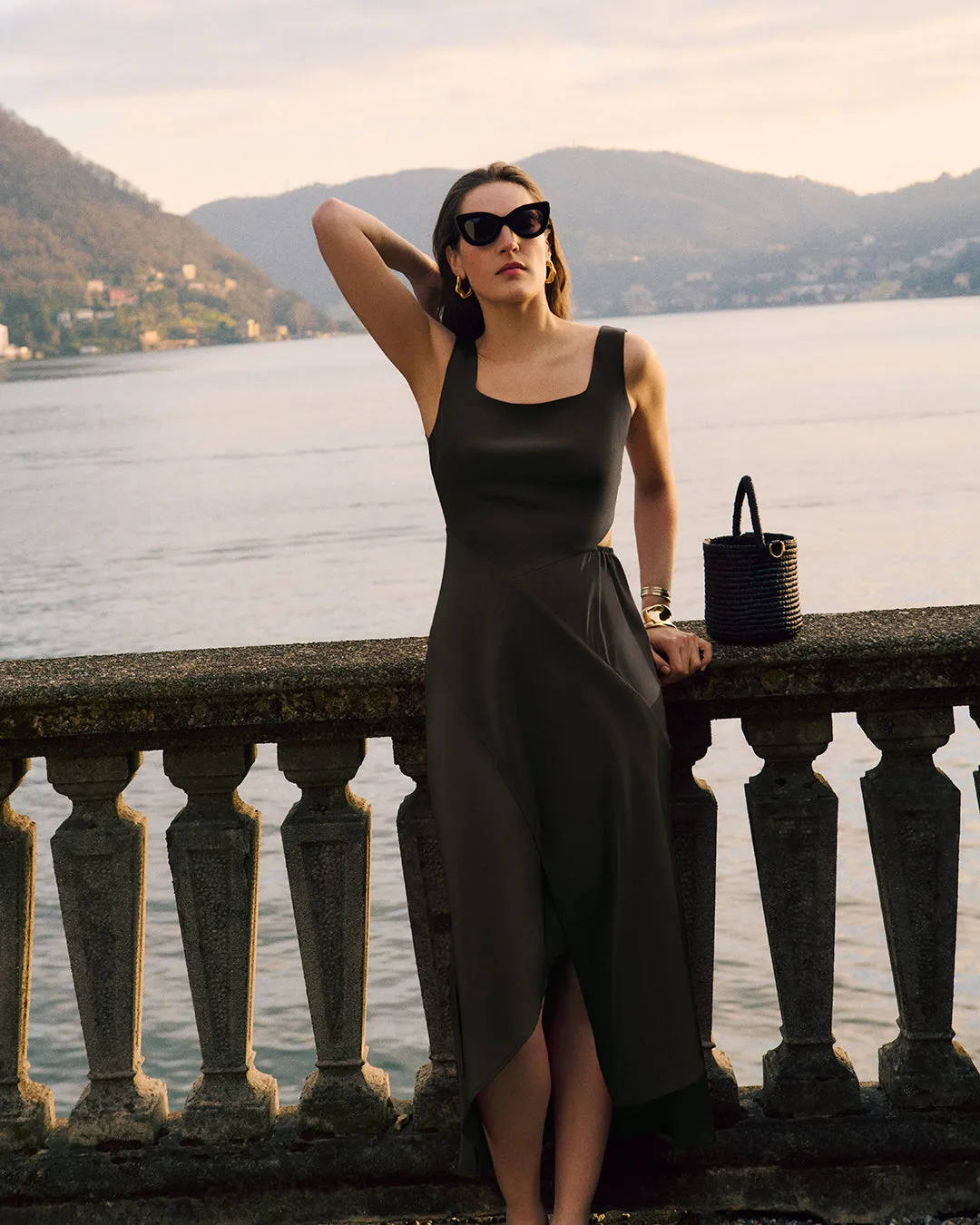 Silk Cut out Dress sold by Cuyana product image thumbnail 2