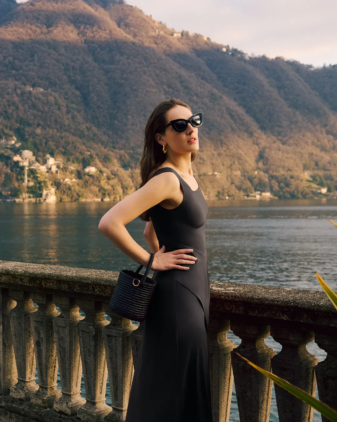 Silk Cut out Dress sold by Cuyana product image thumbnail 4